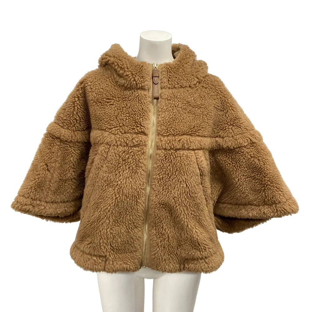 Max Mara Teddy Bear Cape Brown [Outer #321872M21B